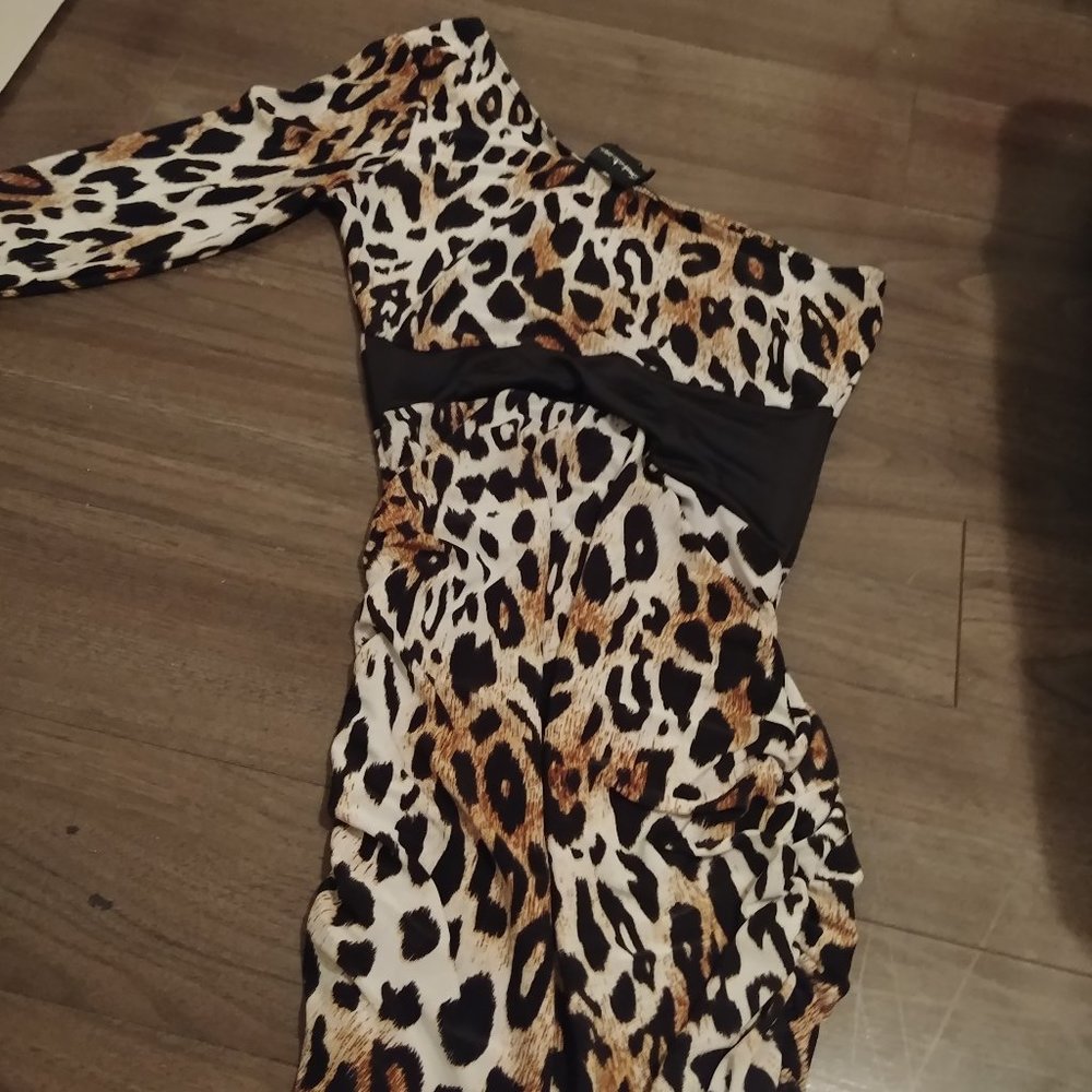 cheetah print dress